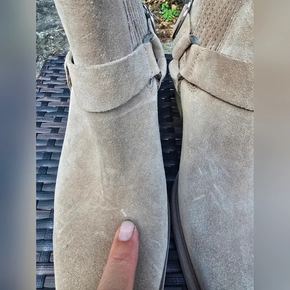 Sam Edelman Women's Bellamie Harness Bootie 7.5 Brown Suede - Picture 4 of 12